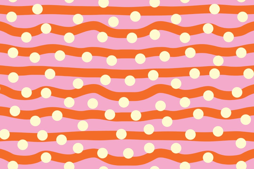 Elizabeth Olwen Polka Pop Red Mural