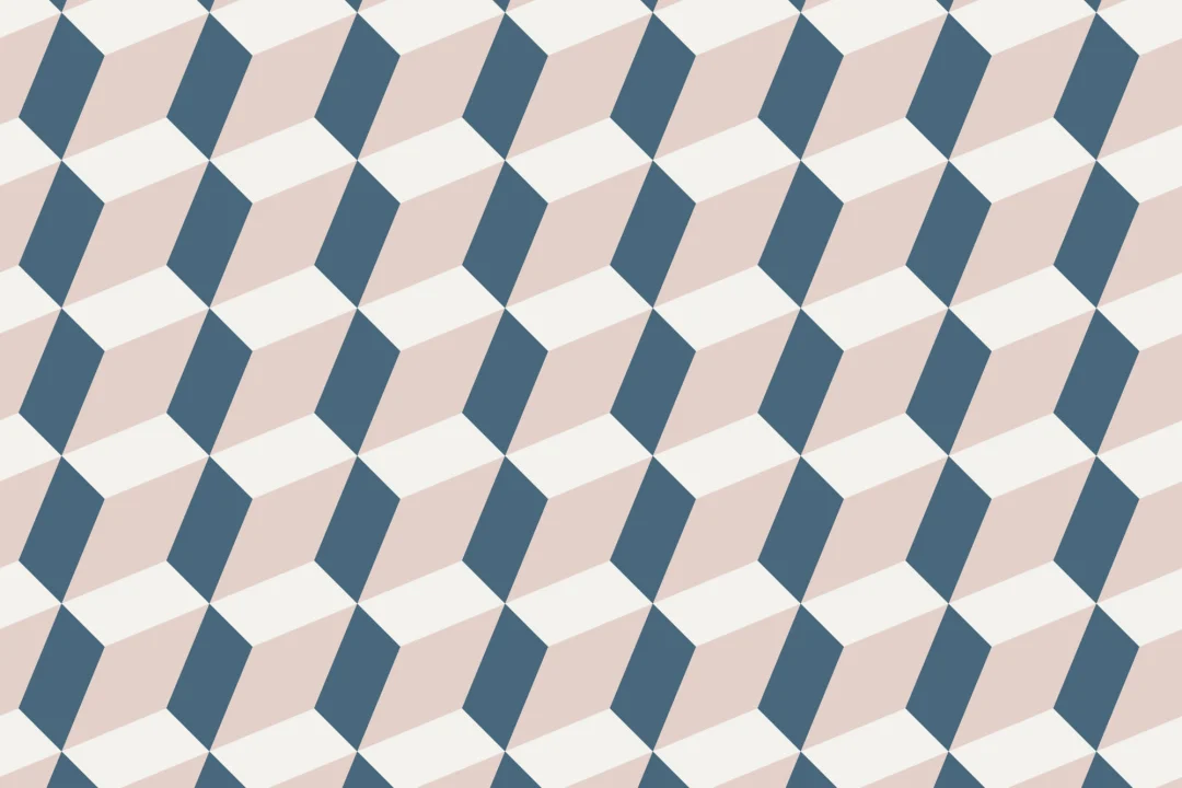 Tilted Square 3D Wallpaper Mural