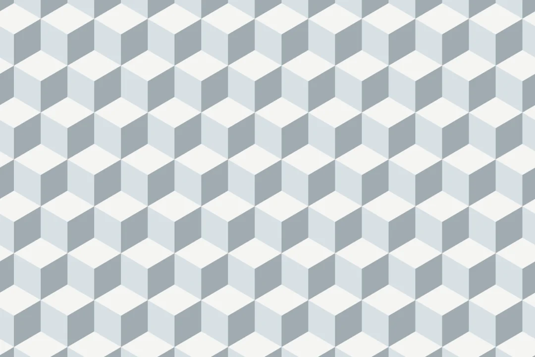 Geometric 3D Cube Wallpaper Mural