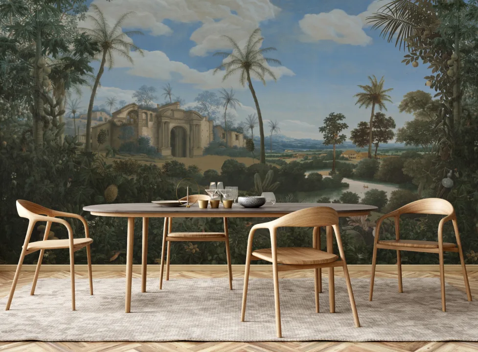 Frans Post Landscape Painting Mural