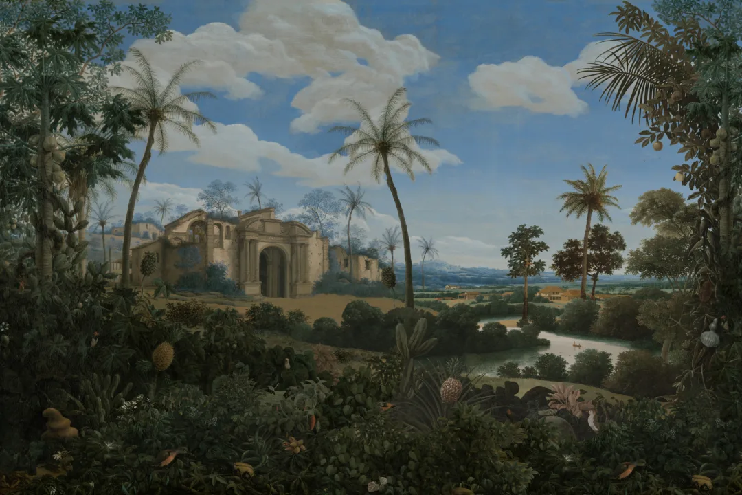 Frans Post Landscape Painting Mural