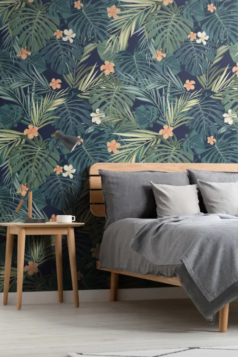 Tropical Bush Wallpaper Mural