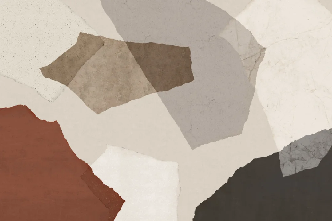 Large Neutral Terrazzo Inspired Wallpaper Mural