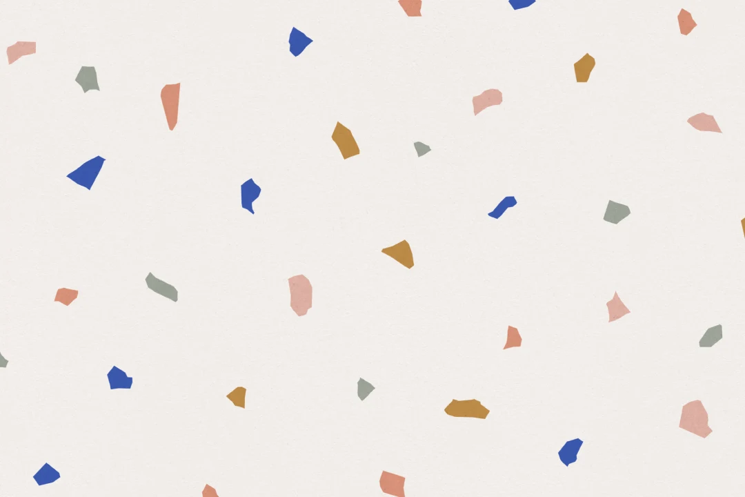 Färgglad minimal Terrazzo Repeat Pattern Wallpaper