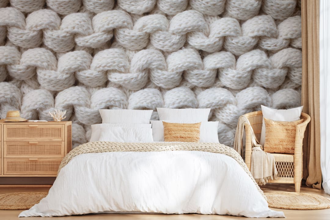 Alb Chunky Knit Wallpaper Mural