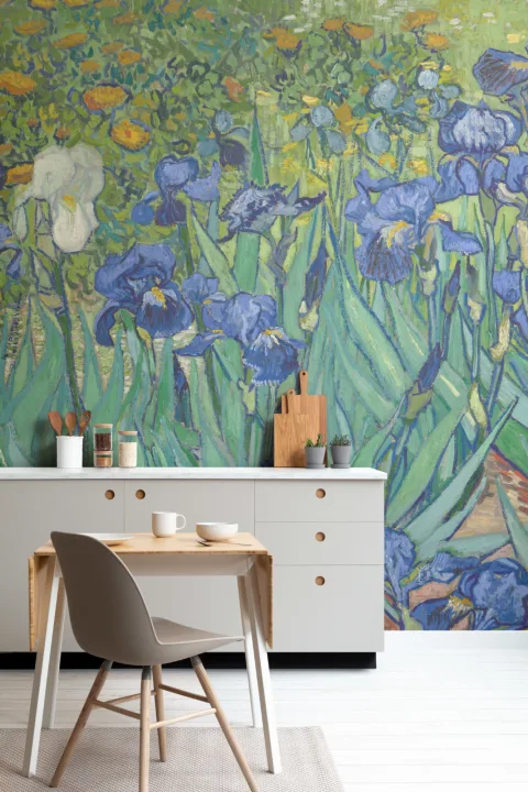 Irises de Van Gogh Papel de parede mural