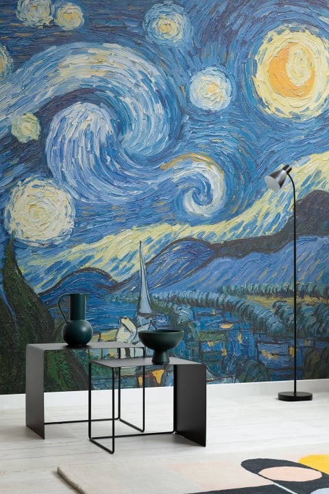 Fototapeta z gwieździstą nocą Van Gogha