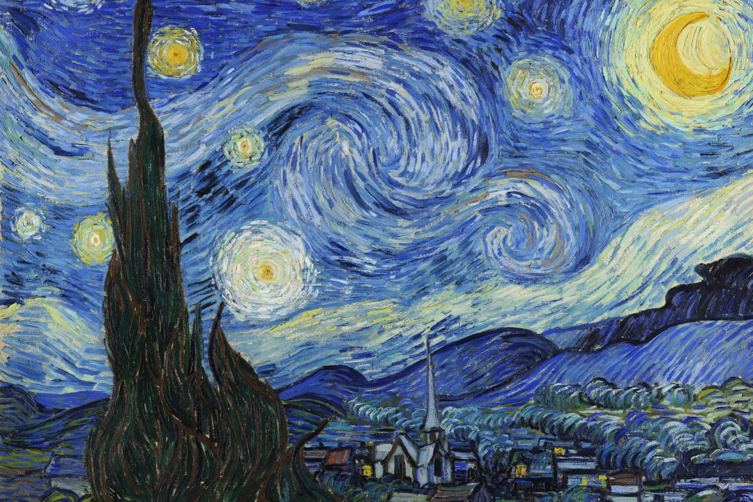 Starry Night av Van Gogh Fototapet