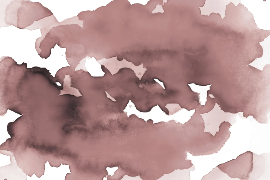 Dusky Pink Abstract Watercolor Wallpaper Mural