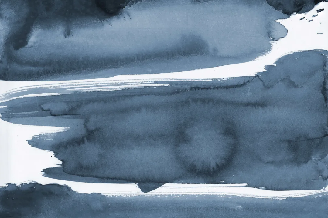 Woolf Navy Watercolor Wallpaper Mural
