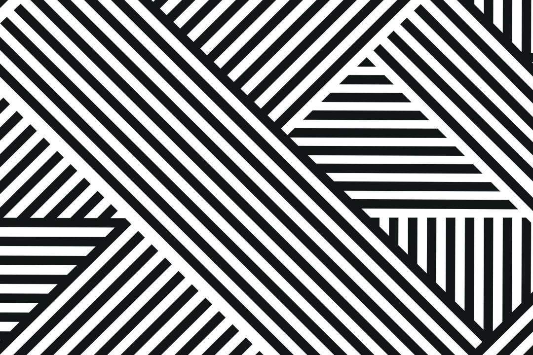 Divert Striped Geometric Wallpaper Mural