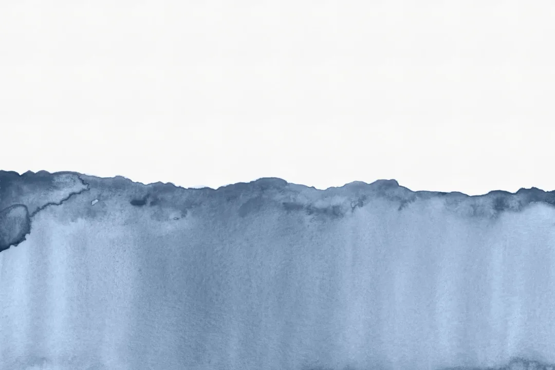 Blue Wave Watercolor Wallpaper Mural