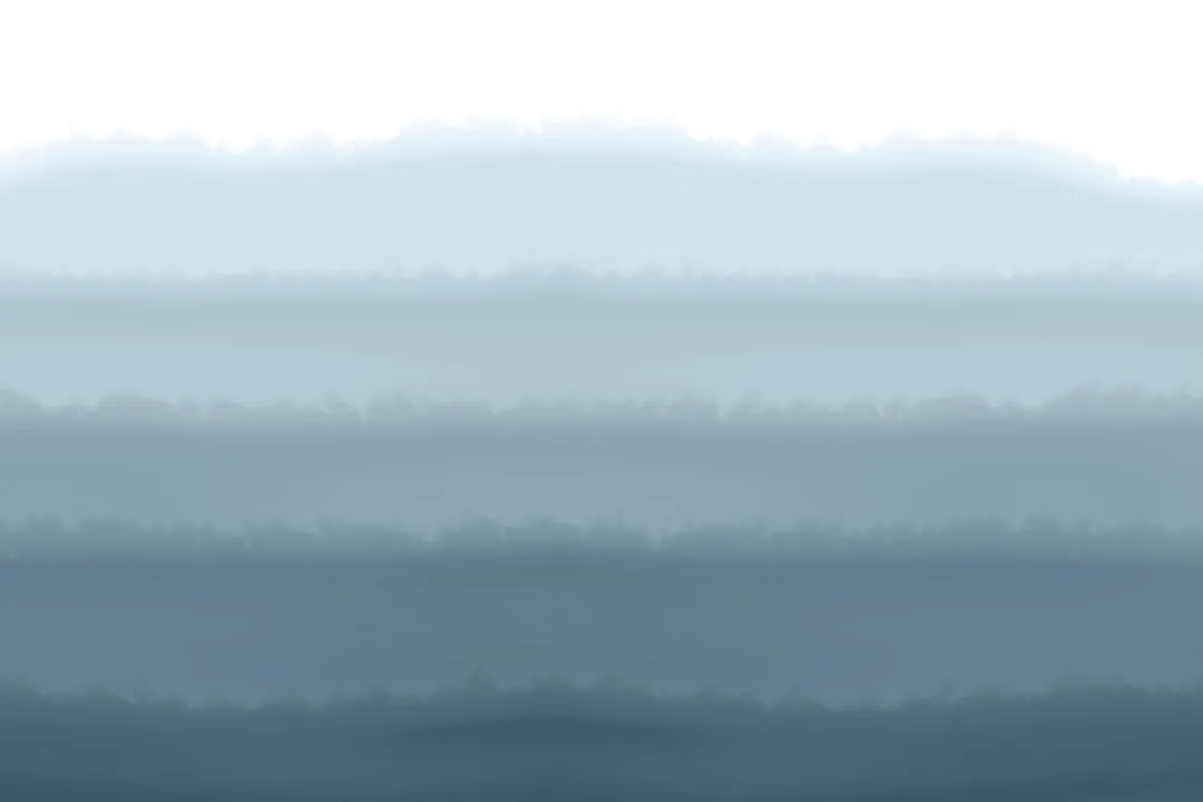 Blue Watercolor Fade Wall Mural