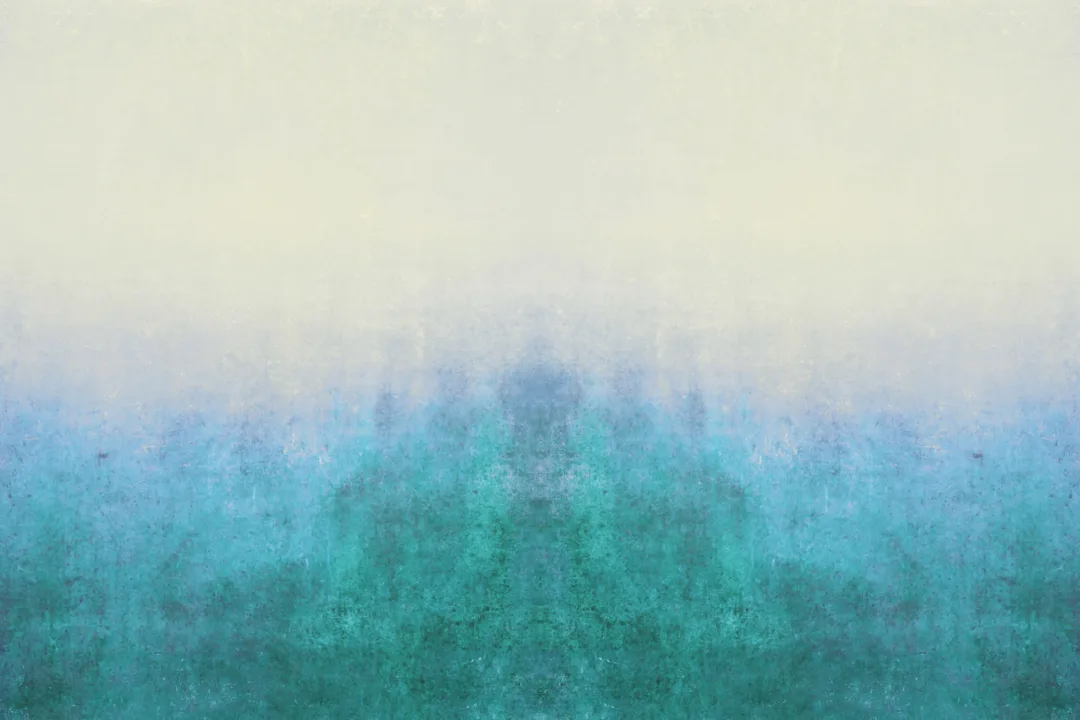 Blue Grunge Ombre Wallpaper Mural