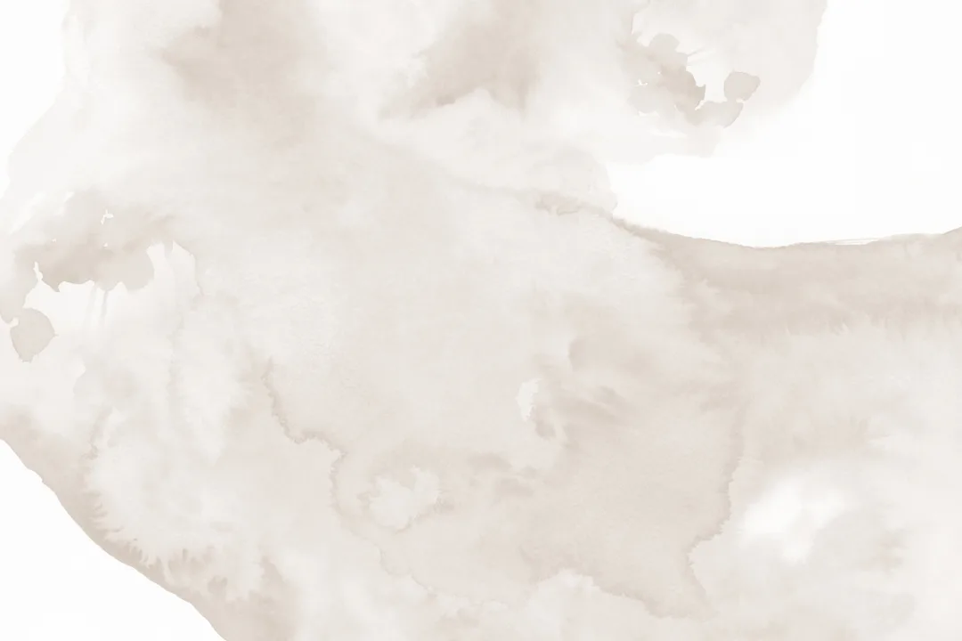 Beige Swilling Abstract Watercolor Mural