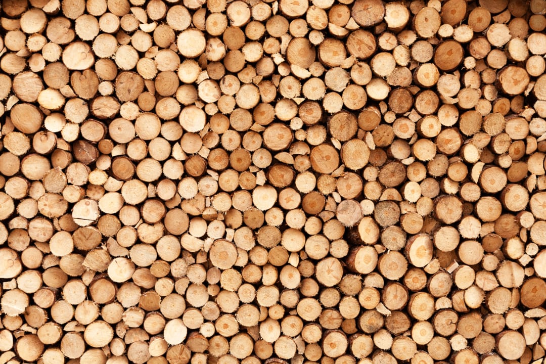 Scandinavian Logs Wallpaper Mural