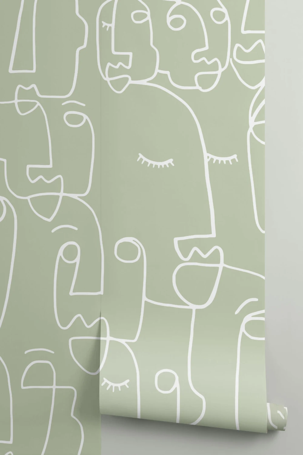 Large Sage Face Wallpaper Mural