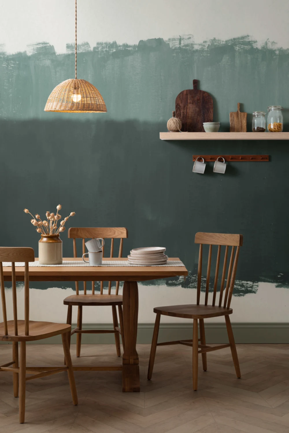 Altitude Green Wallpaper Mural