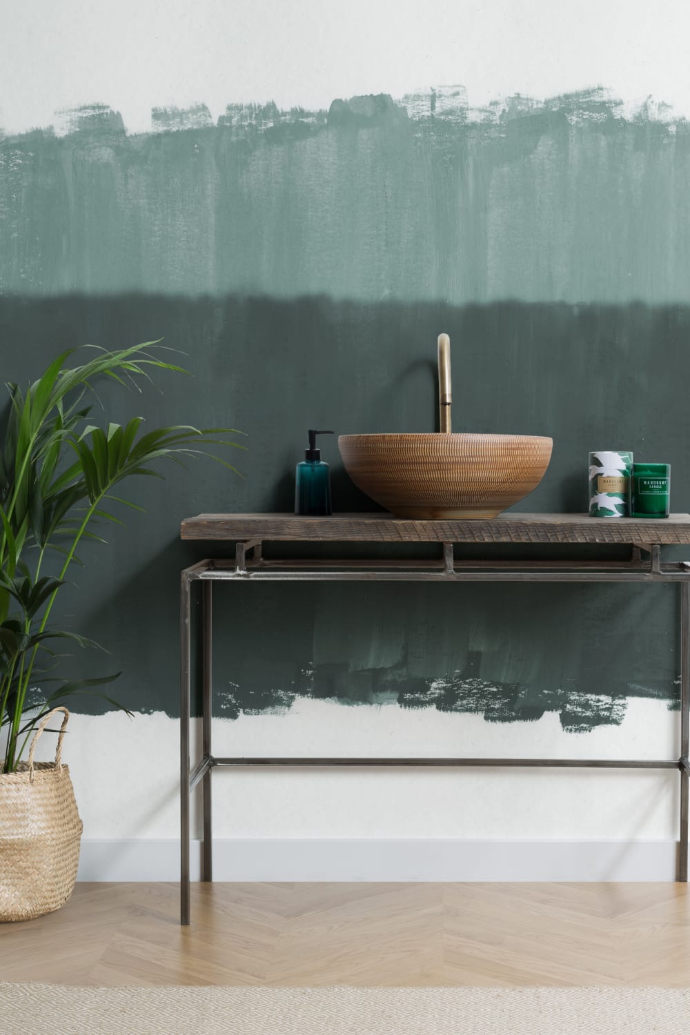 Altitude Green Wallpaper Mural