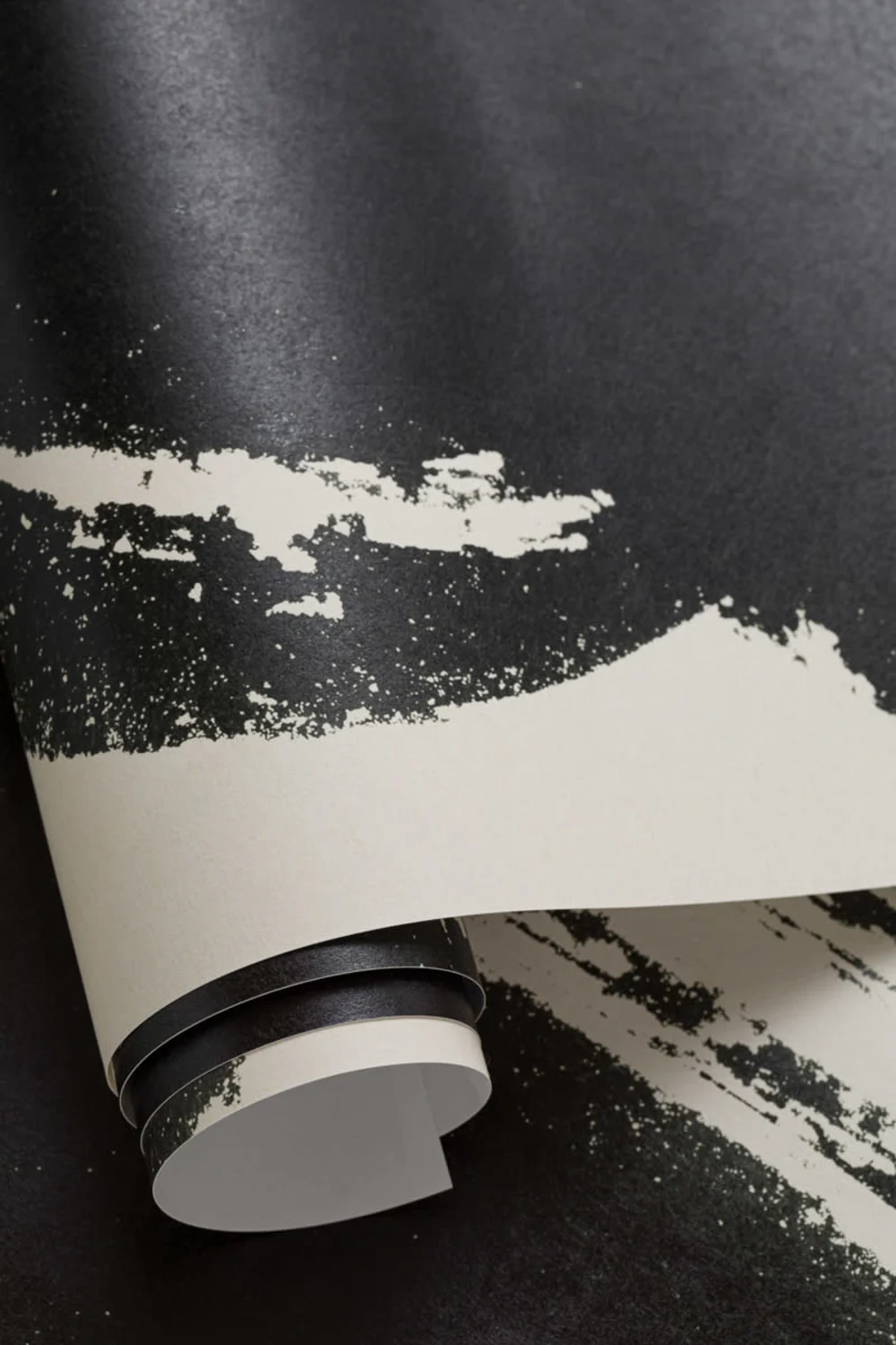 Fototapete Japanische Kalligrafie Abstrakt Schwarz