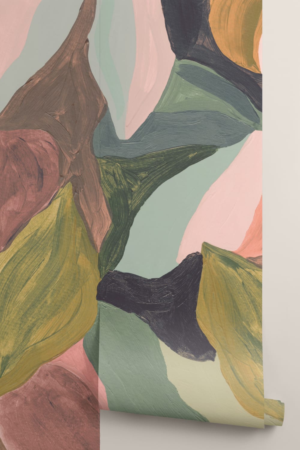 Multicolor Abstract Art Design Contemporary Mural