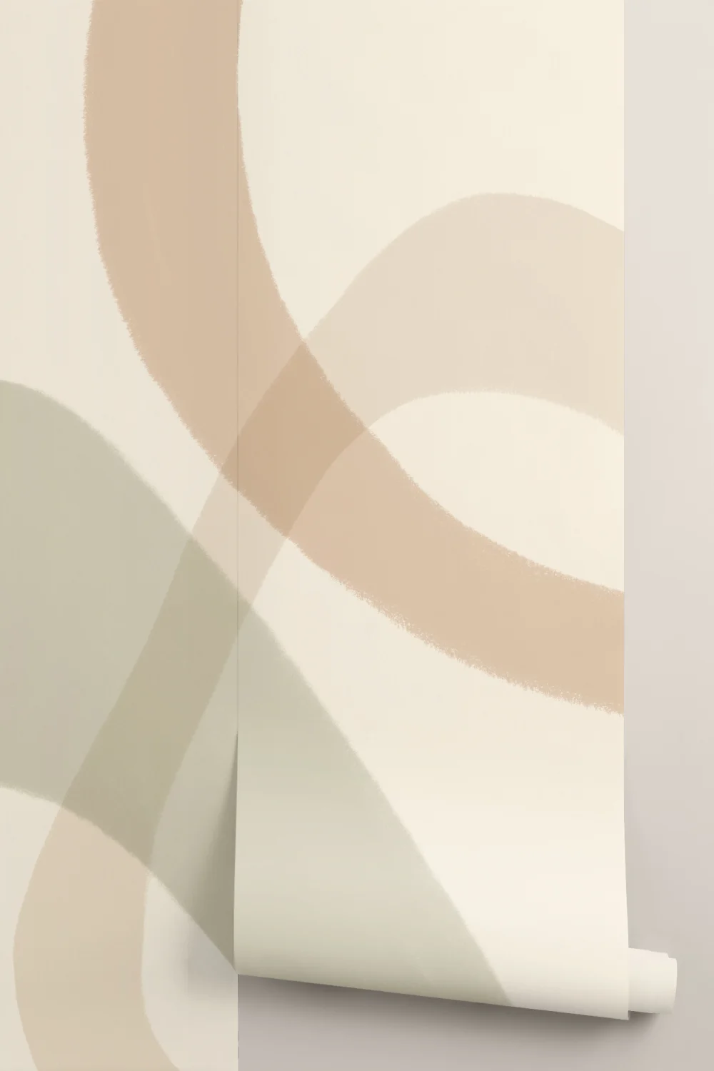 Beige Abstract Contemporary Warm Vibe Mural