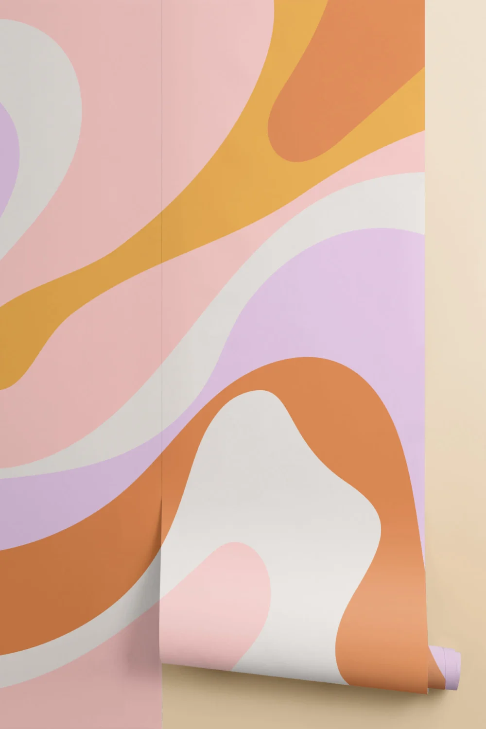 Groovy Colorful 70s Wallpaper Mural