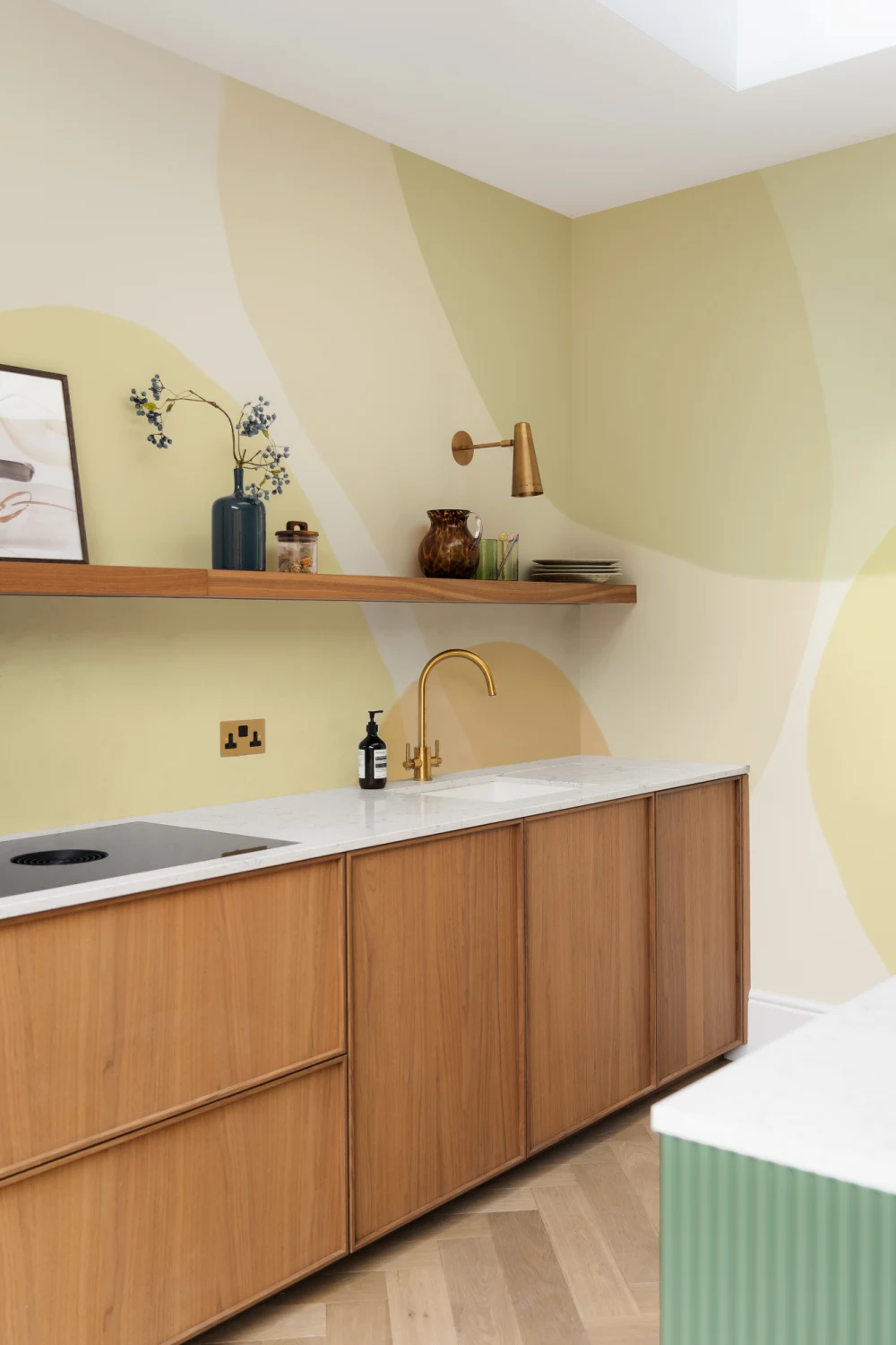 Multicolor Abstract Bright Pebble Pattern Wall Mural