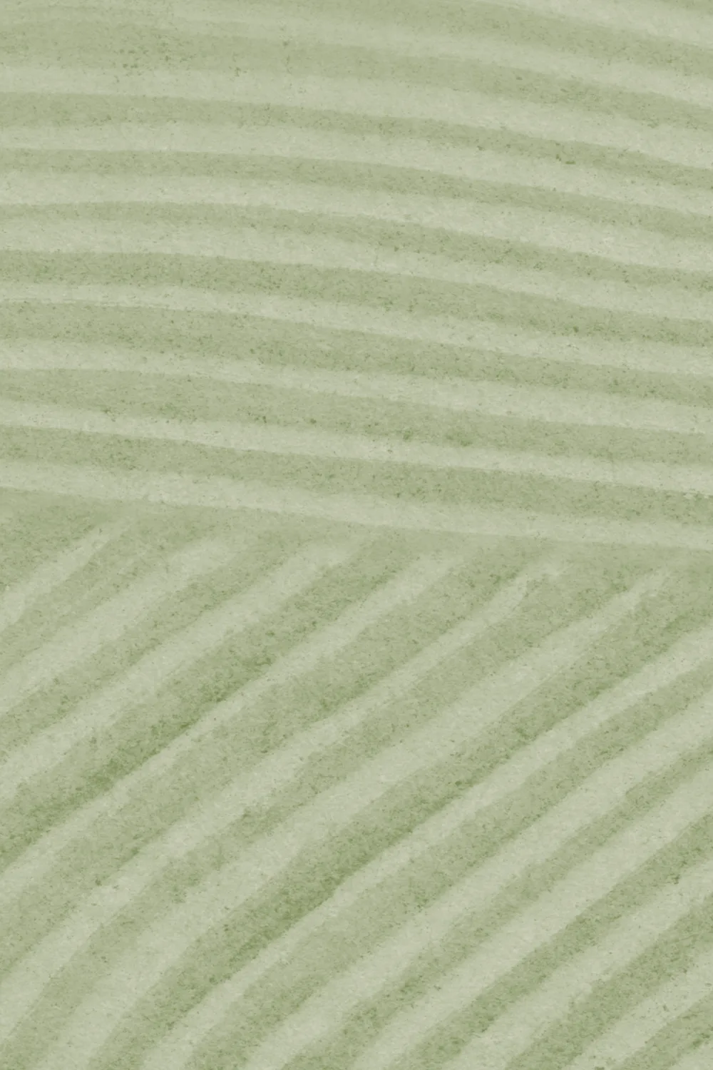 Groene Gebogen Vloeiende Vormen Muurschildering