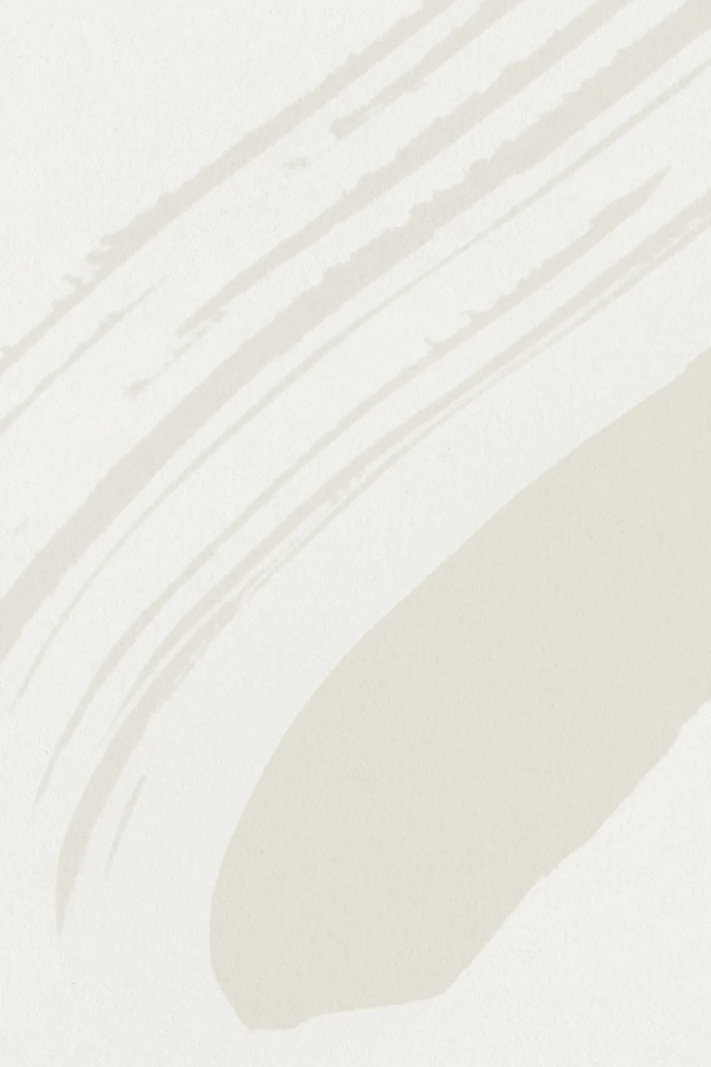 Papier Peint Panoramique abstraite beige à coups de pinceau et tourbillons