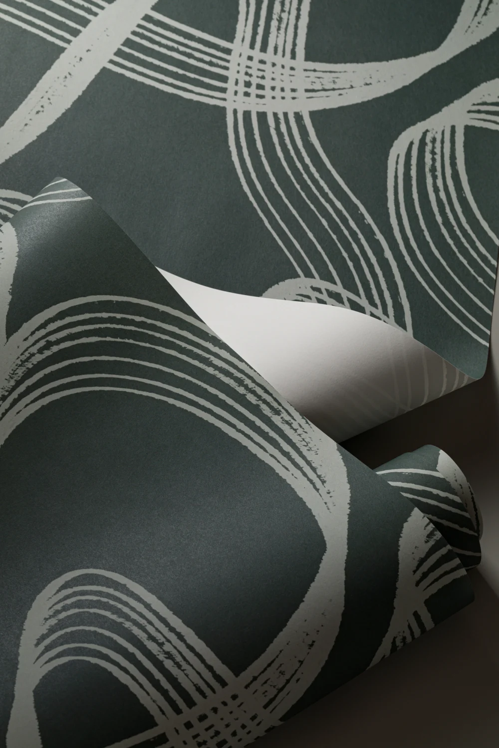 Groene 3D Effect Patroon Muurschildering
