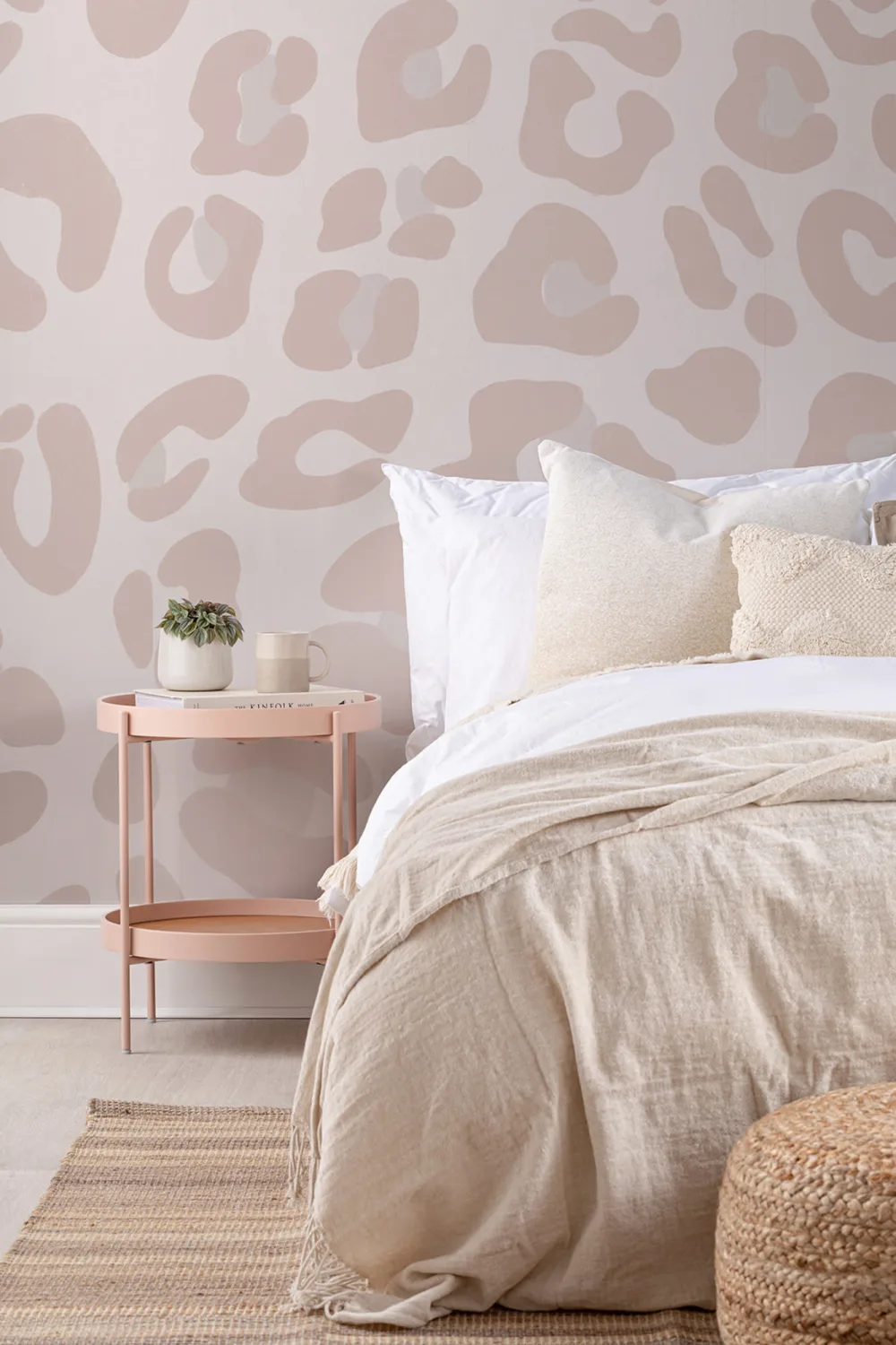 Pink Leopard Print Wallpaper Mural