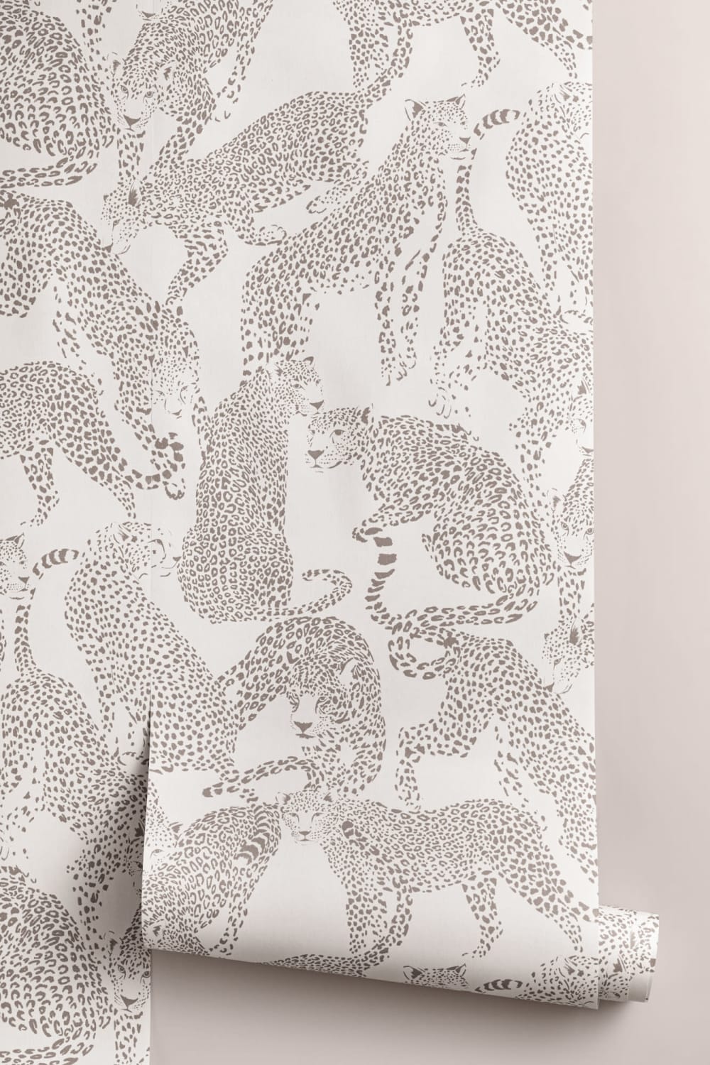 Moderne nøytral Leopard og Gepard Gjenta mønster for dyr Bakgrunn