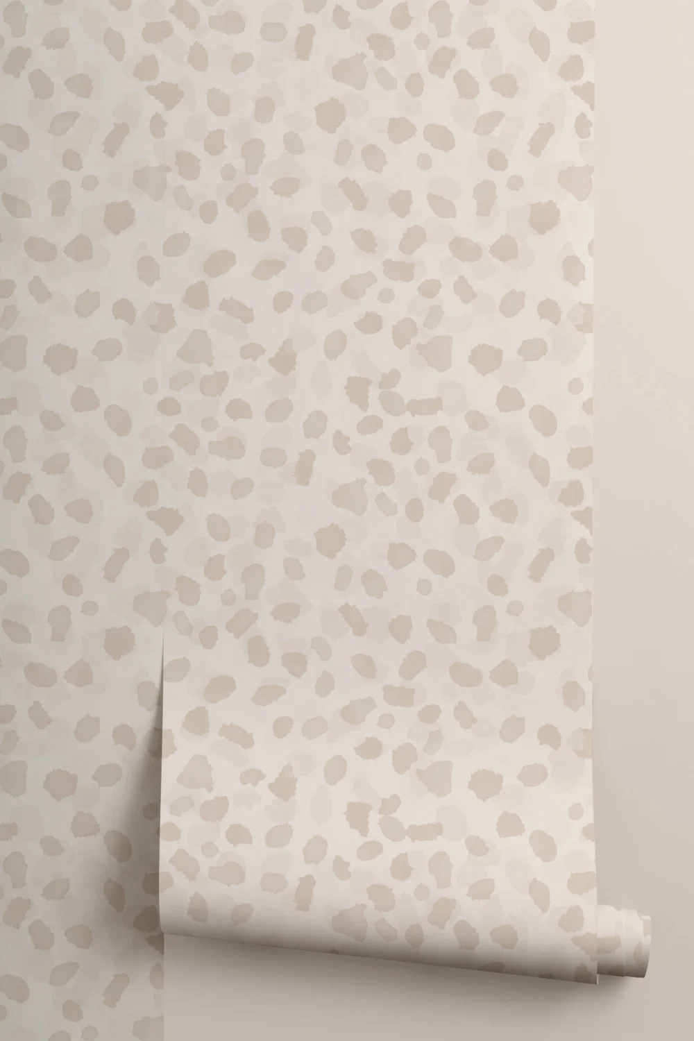 Papier Peint Guépard Moderne en Beige