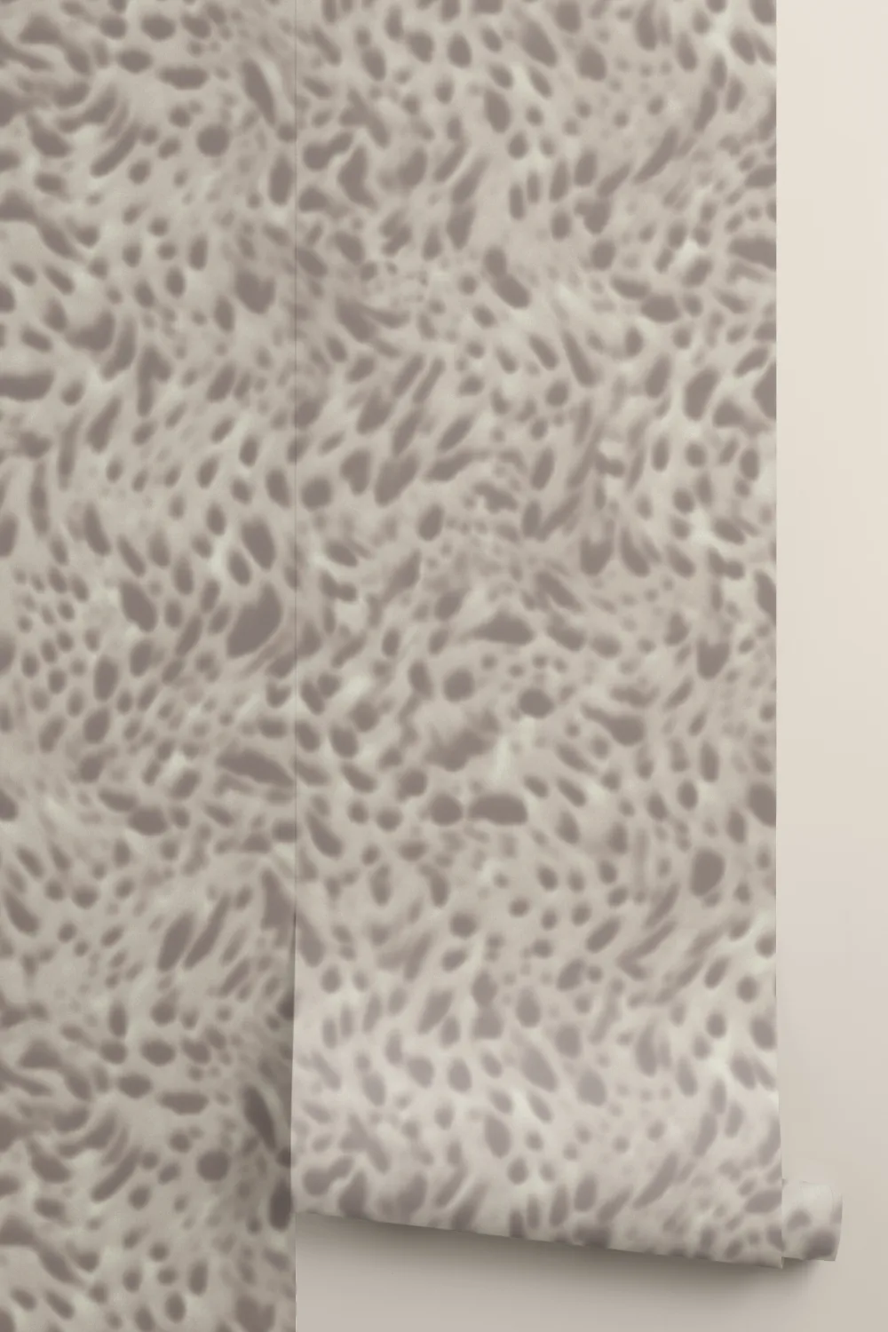 Warm Grey Abstract Pattern Mural for Contemporary Spaces