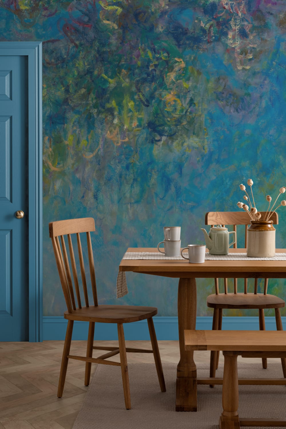 Wisteria by Monet Wallpaper Mural