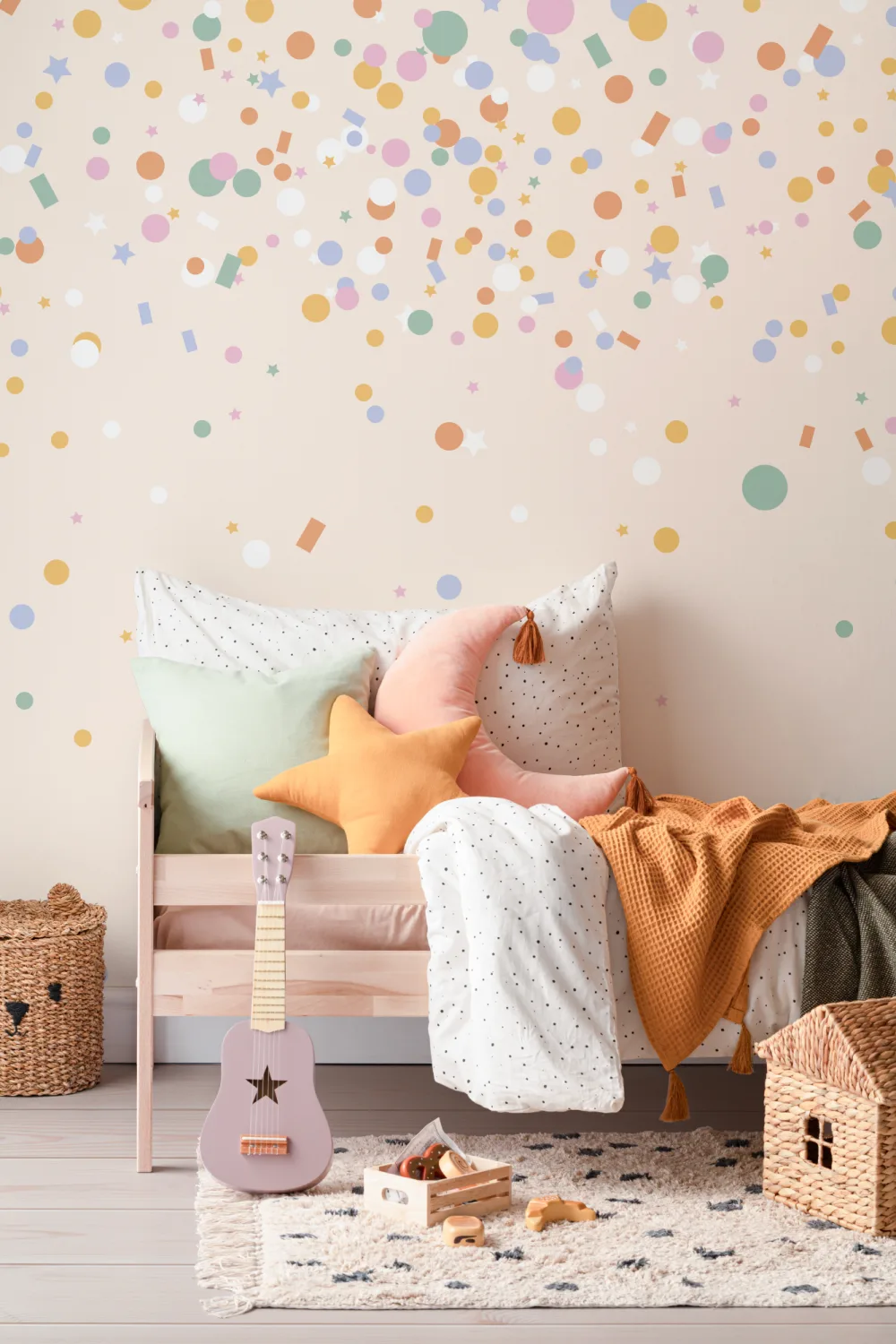 Papel de parede Rainbow Confetti Mural