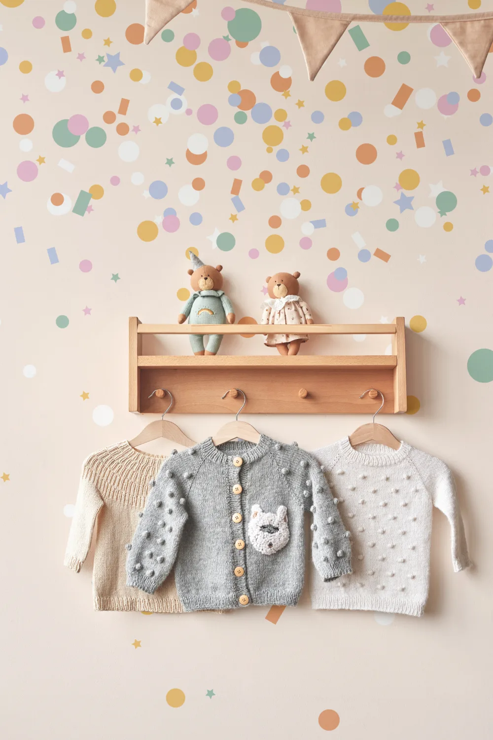 Papel de parede Rainbow Confetti Mural