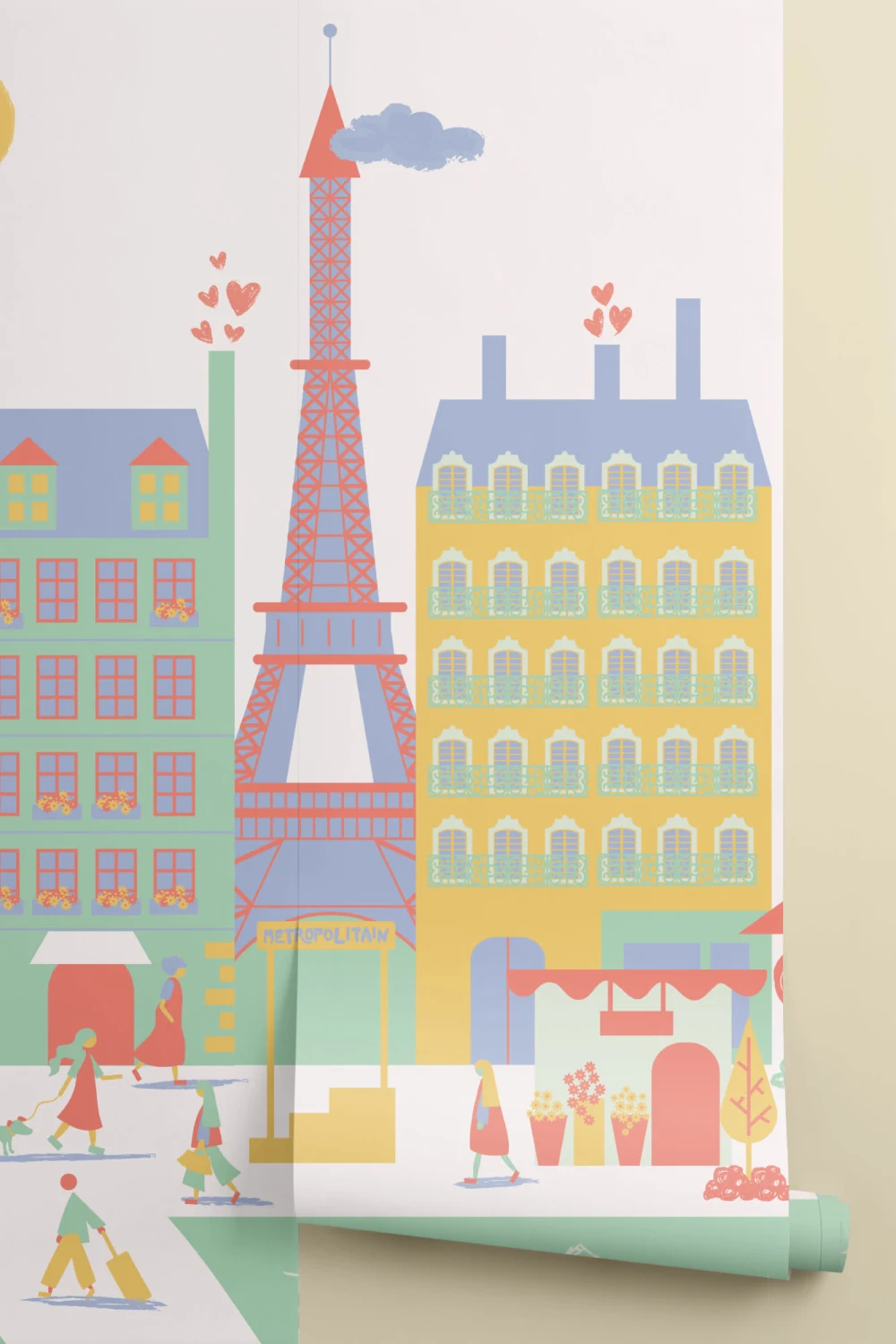 Paris City Living kuvatapetti