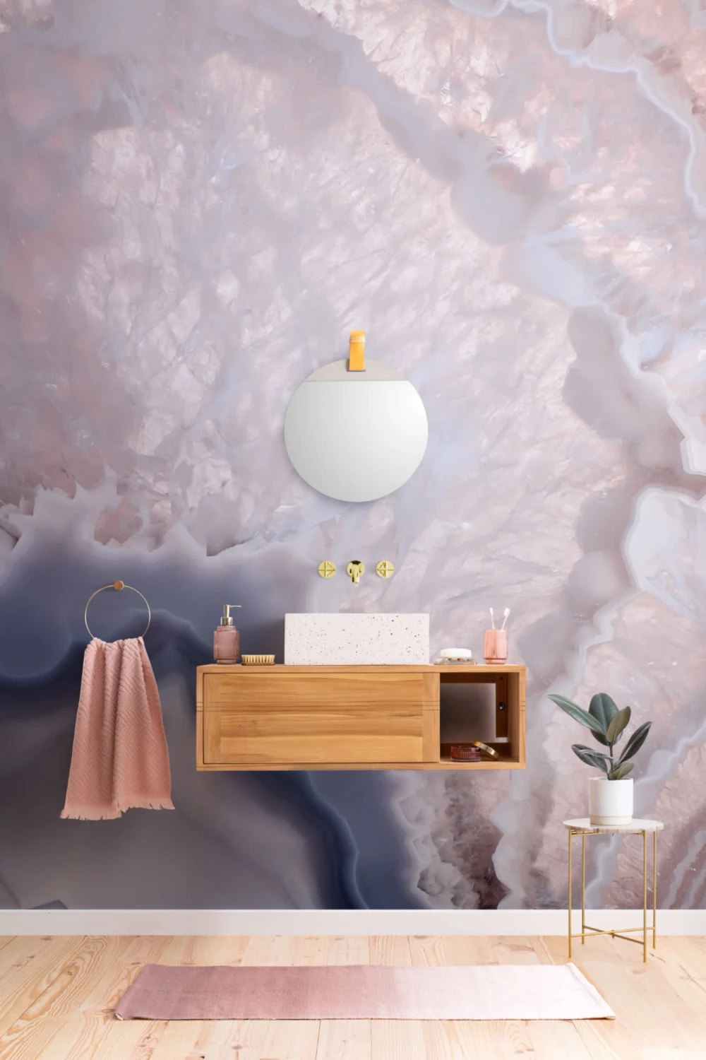 Rose Quartz Wallpaper Mural