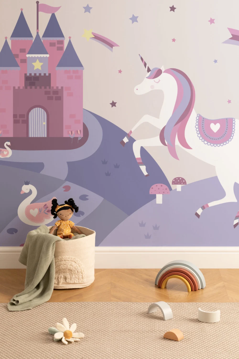 Fototapete Märchen Einhorn