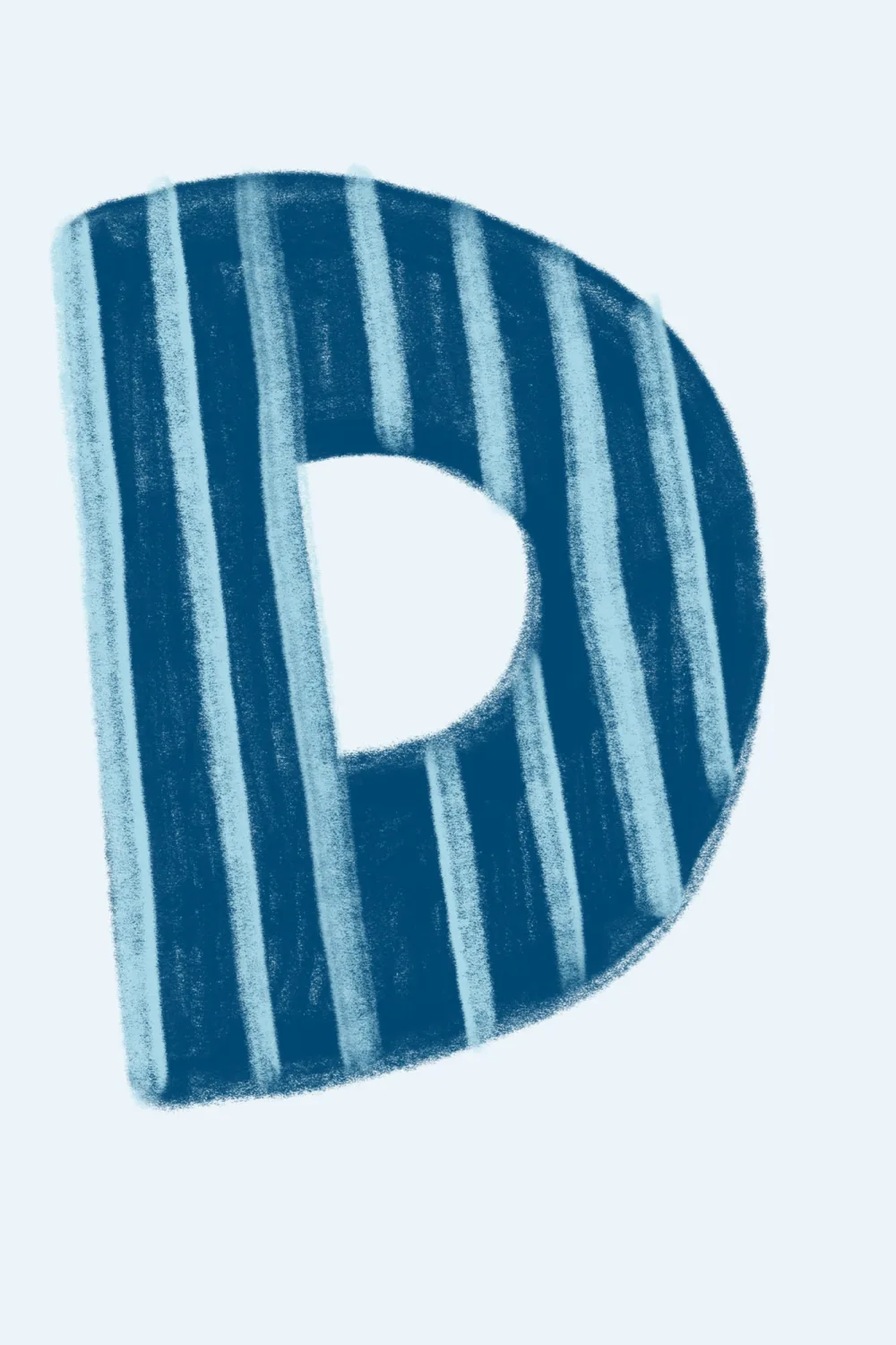 Blaue Kinder bunte Alphabet Fototapete