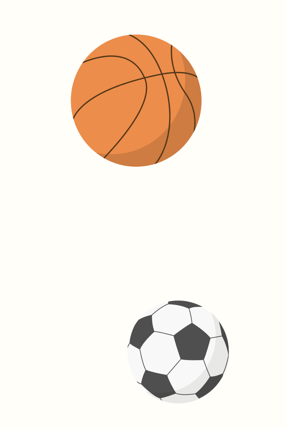 Papel de parede de ilustração de desporto infantil colorido
