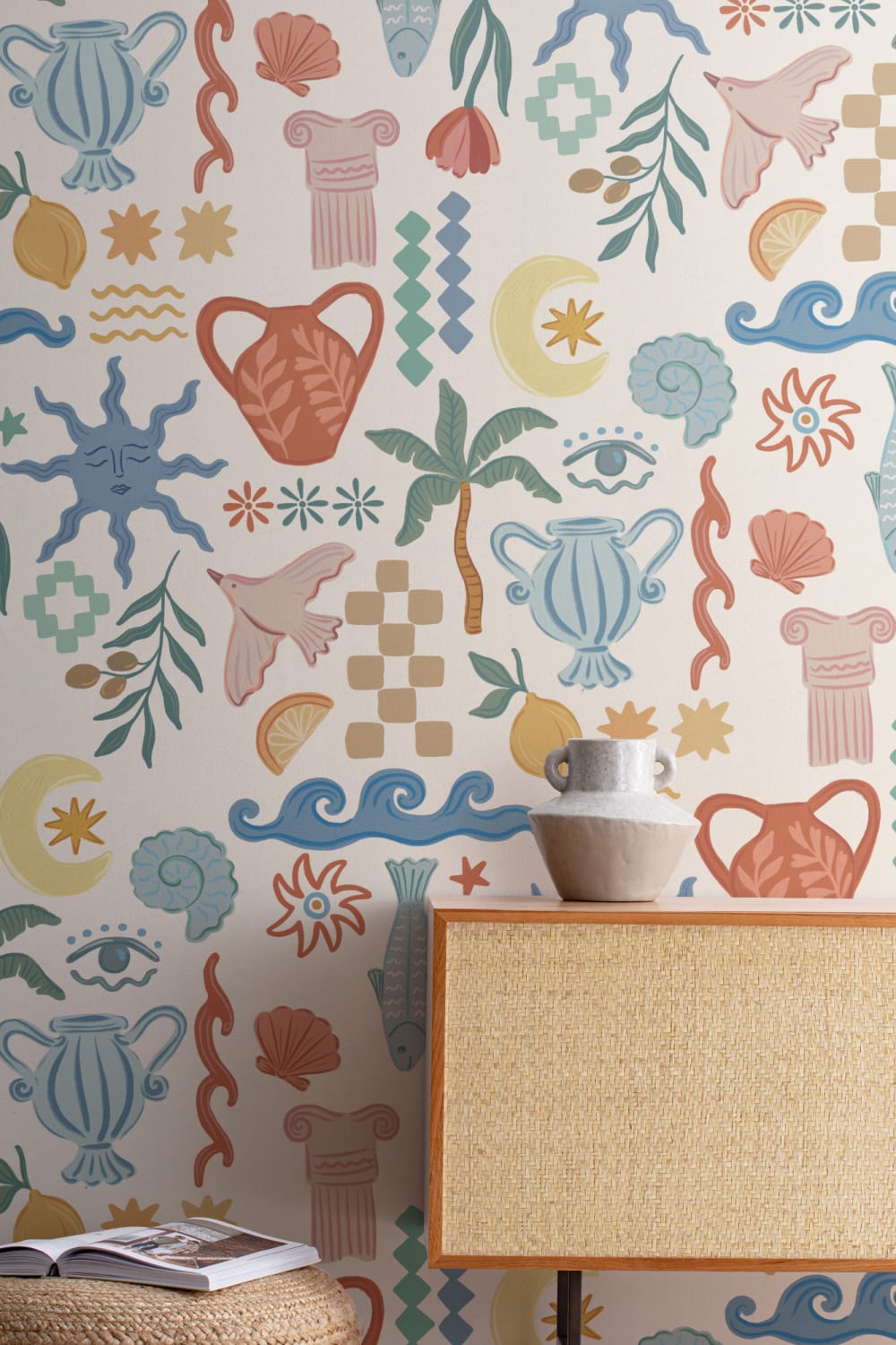 Mural de papel pintado La Dolce Vita Mediterránea