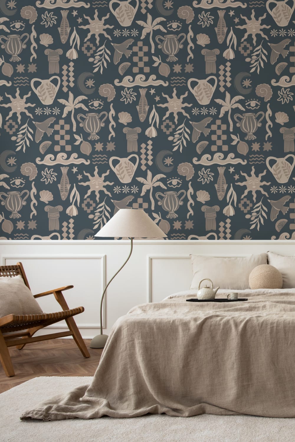 Dark La Dolce Vita Mural de papel pintado Mediterráneo