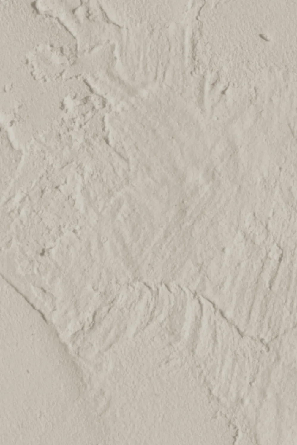 Modern Plaster Effect Mural in Stone Gray