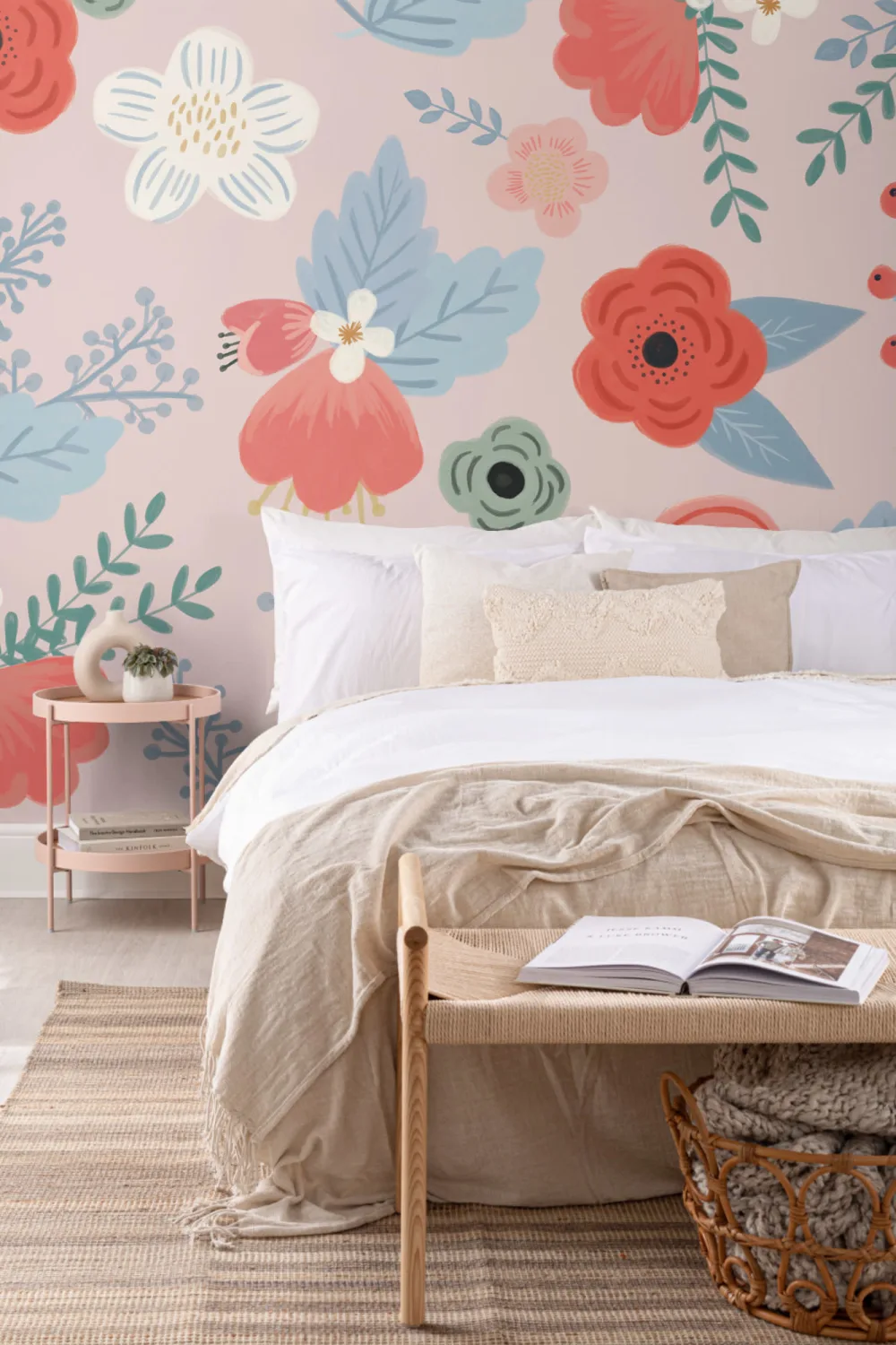 Jasmine Floral Wallpaper Mural