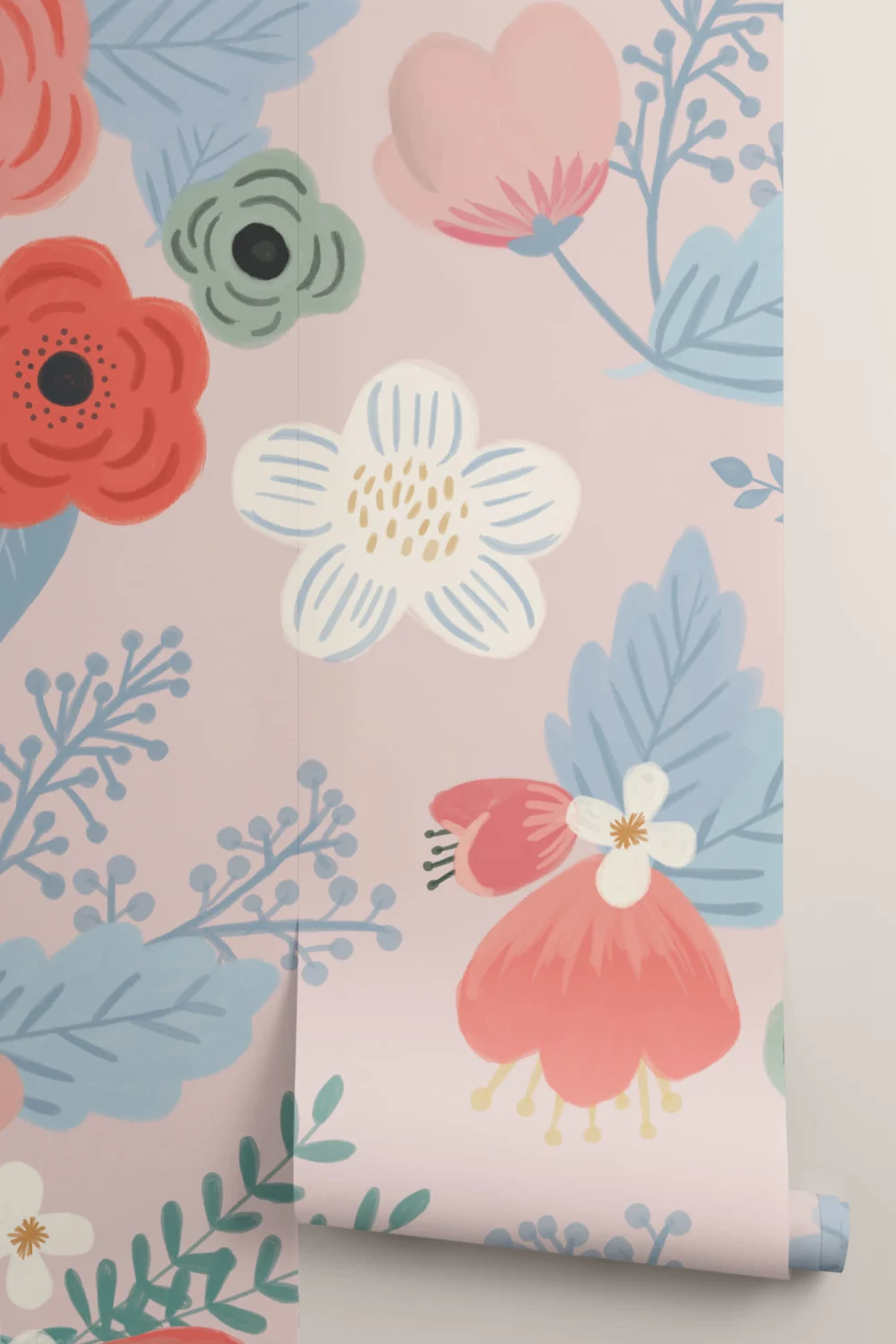 Jasmine Floral Wallpaper Mural