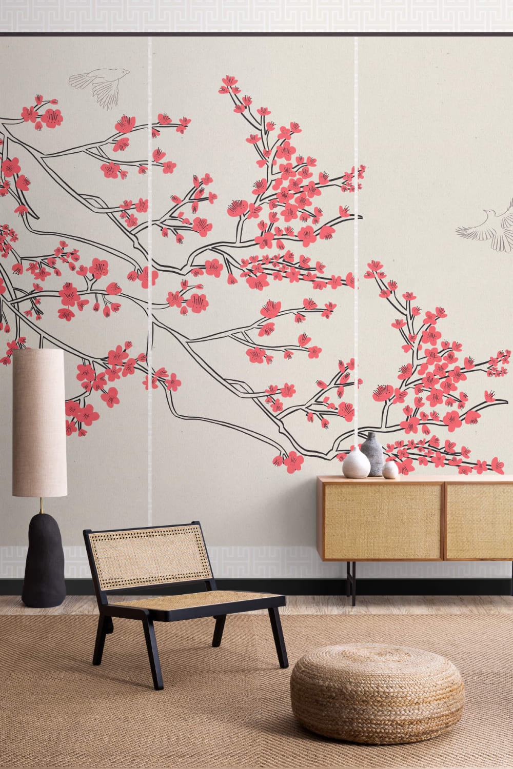Cherry Blossom Japanese Wallpaper Mural