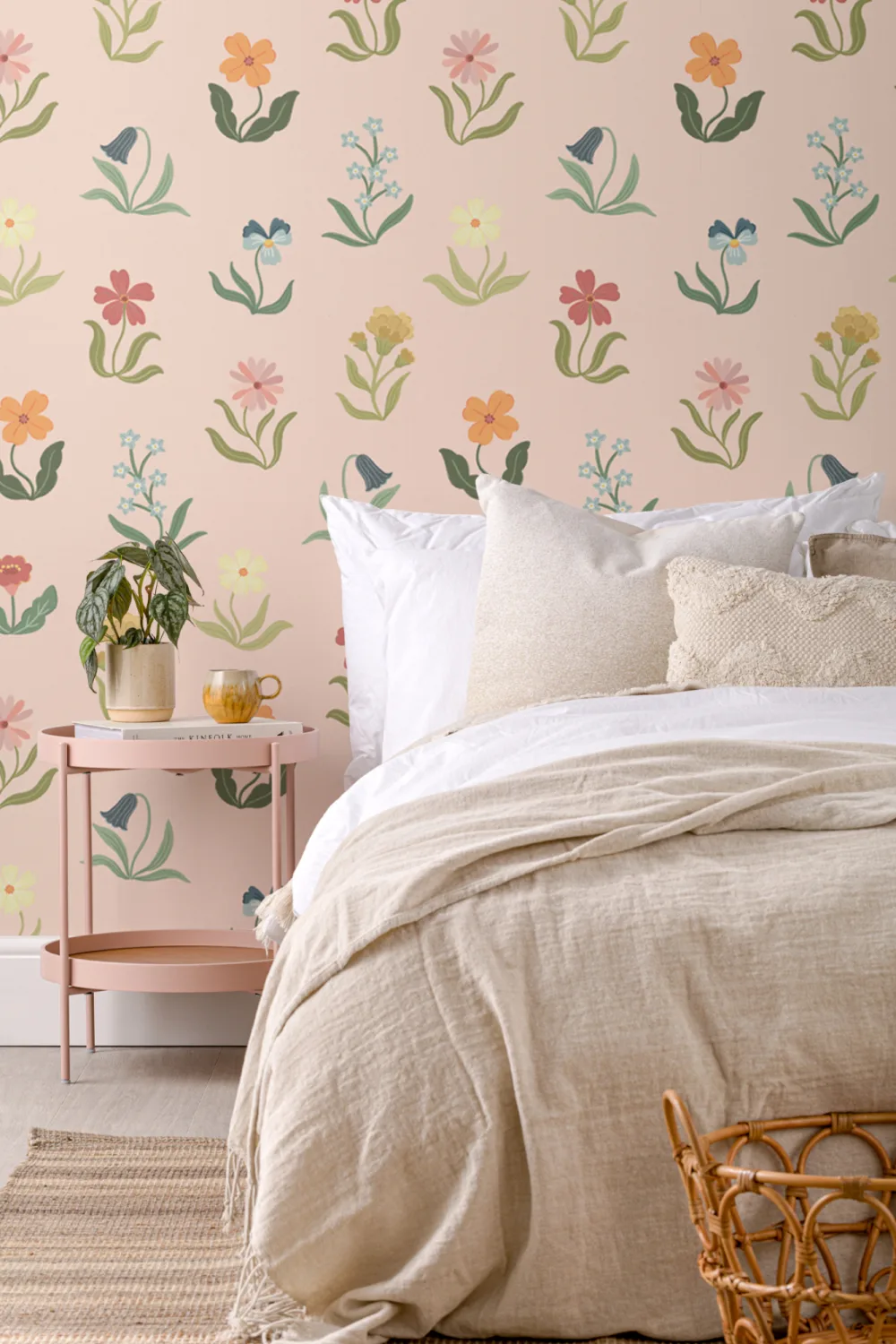 Flores em Tons Pastel